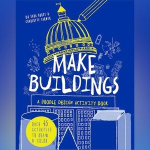 * USBORNE BOOKS Make Buildings Doodle Design Activity Book NEW
